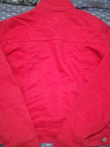 Red Denim Jacket