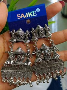Oxidised Earrings