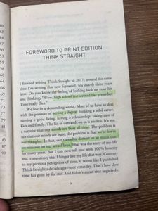 Think Straight Book By Darius Foroux