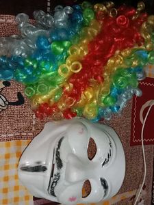 Anonymous Mask with Wig
