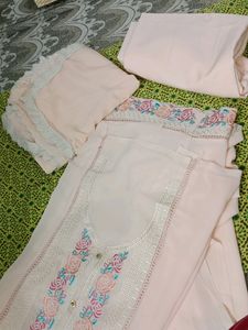 light peach color suit fabric