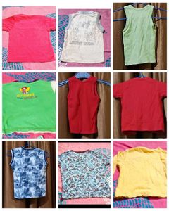 Combo Of 9 Tshirt For 3 To 12 Month Boys