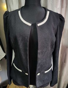 Blazer with Floral Print
