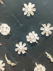 Sparkling Earring and Ring Set