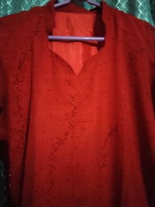 ❤️Red Kurta and salwar set❤️