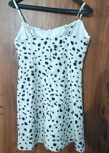 Cow print mini dress ✨