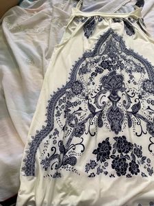 White Silk Dress