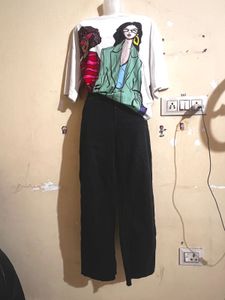 Graphic Print White T-Shirt