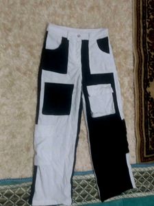 Cargo Style Colorblock Pants