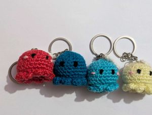 Crochet Octopus Keychains