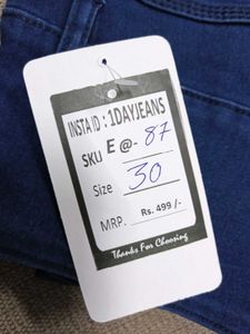 E@87 Size-30 (Sale) Latest Ladies high waist Jeans