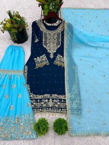 Elegant Embroidered Ethnic Dress