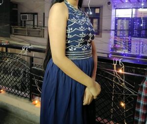 Halter neck gown
