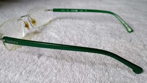Unisex Lacoste Rimless Spectacles Frame.