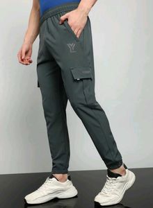 Grey Cargo Pants