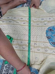 Cream Colour Suit & Dupatta