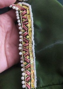 Mehndi Function Green Suit Set