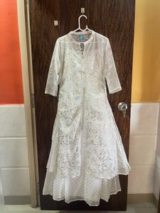 34 Bust Janasya Kurta Jacket Set For Women