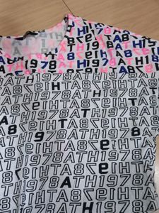 Max Crop Top With Alpha Numeric Print