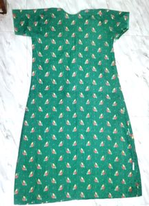 Sea Green Nighty Gown For Women