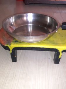 Stainless Steel Frypan. 24 CM. Used 2,3 Times.