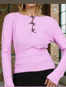 Ribbed Long Sleeve Top