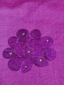 Elegant Magenta Saree
