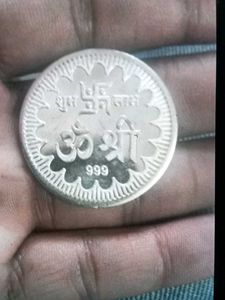 Lakshmi, Saraswati, Ganesha Silver Coin