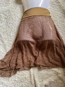 Y2K net skirt