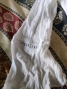 Embroidered White Tunic Top