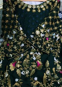 Emerald Green Embroidered Tunic