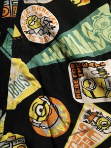 Cartoon Print Button Down Shirt