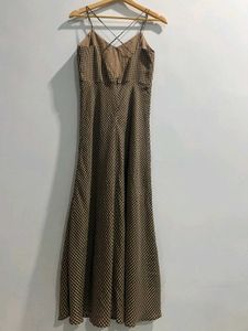 Checkered Cami Maxi Dress