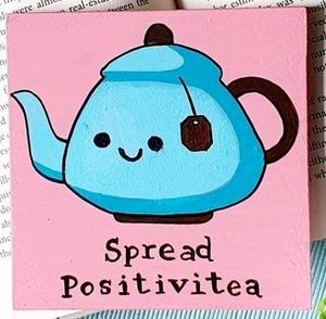 PositiviTea Painting On Woods