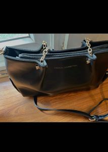 Authentic French Connection Black Tote Bag