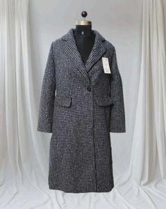 Striped Trench Coat
