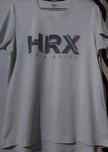 HRX by Hrithik Roshan Training Womer White Tshirt