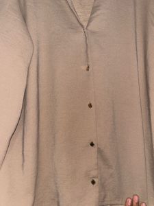 ✨ Cream Satin Elegance – The Shirt💕