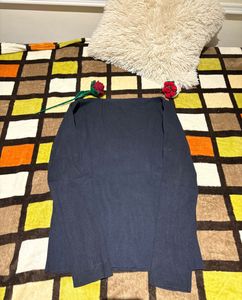 Premium black knitted sweater