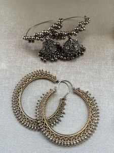 4 Sets Of Jhumkas 🤍
