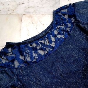 Stylish Navy Blue Top For Girls🖤💜
