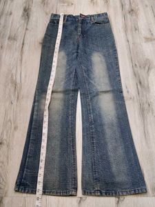 Ma539 Brown Berry Bootcut Jeans Waist 22 Inches
