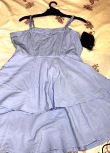 Cute Flare Sky Blue Dress💙