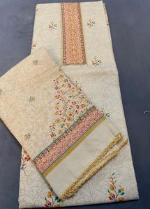 Floral Print Unstitched Salwar Suit