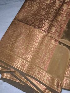 Brown Silk Beautiful Saree