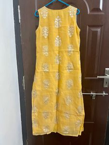 Beautiful haldi color party kurta for sale!!