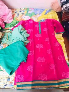 Chanderi Silk Kurta Set