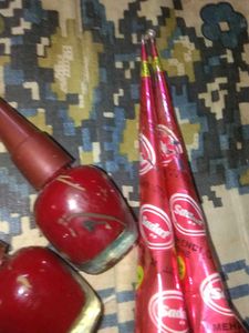 New Mehendi Cones, Red Nailpaint Eartops