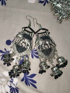 Elephant Jhumka Earrings