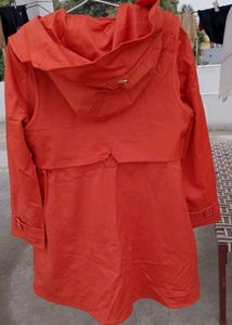 Orange trench Coat